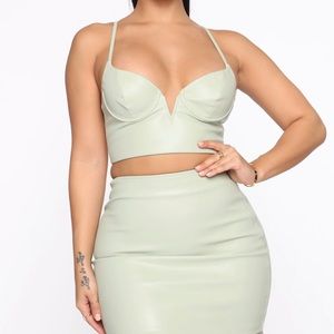 2-piece FashionNova Skirt Set